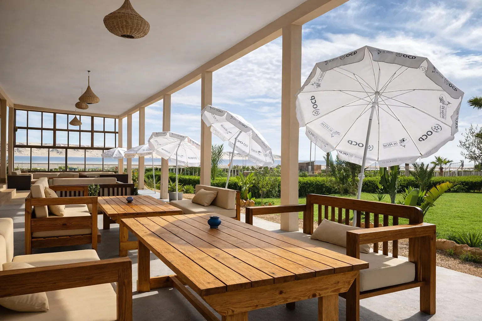 Dakhla Camp outdoor lounge