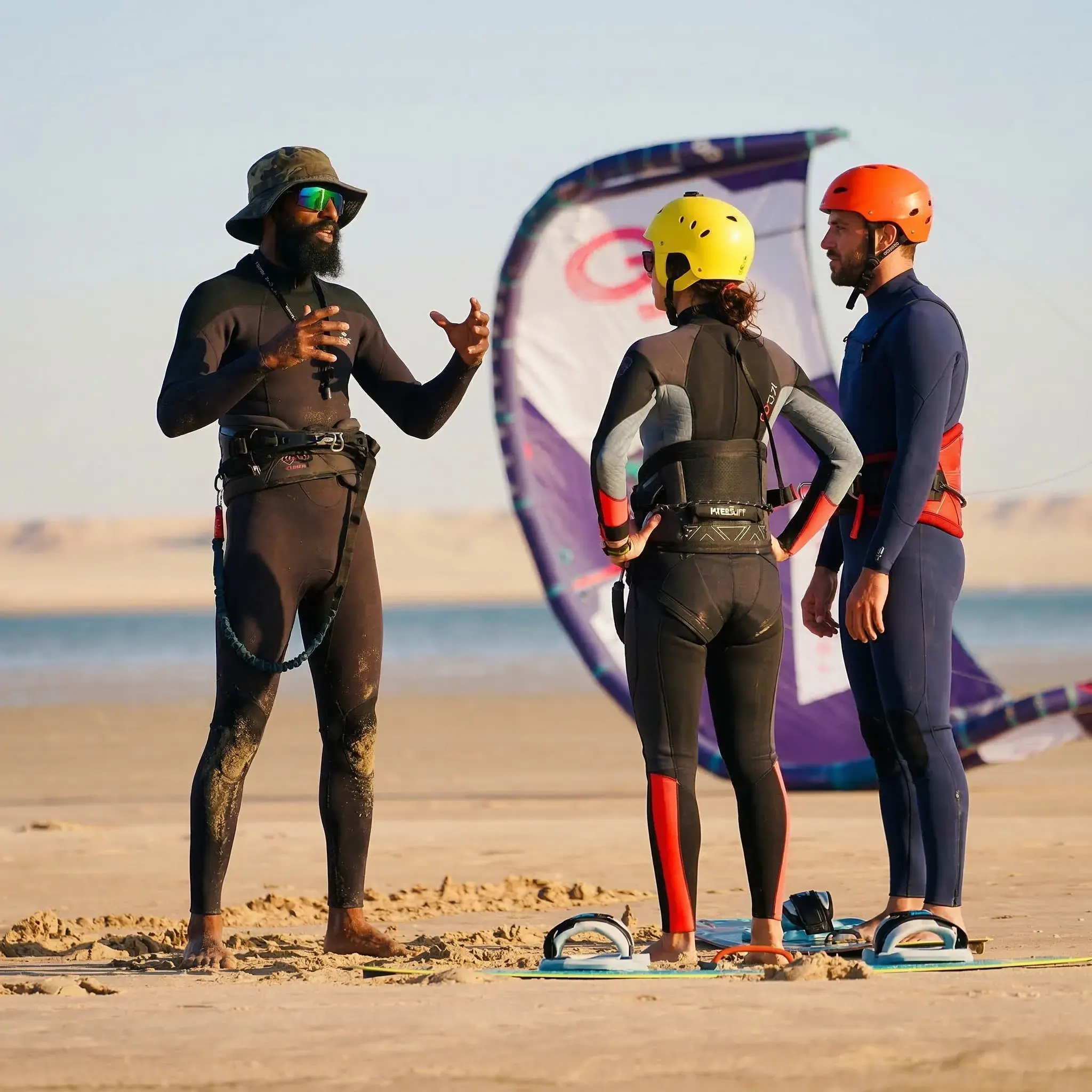 Package kitesurf pour couples à Dakhla Camp