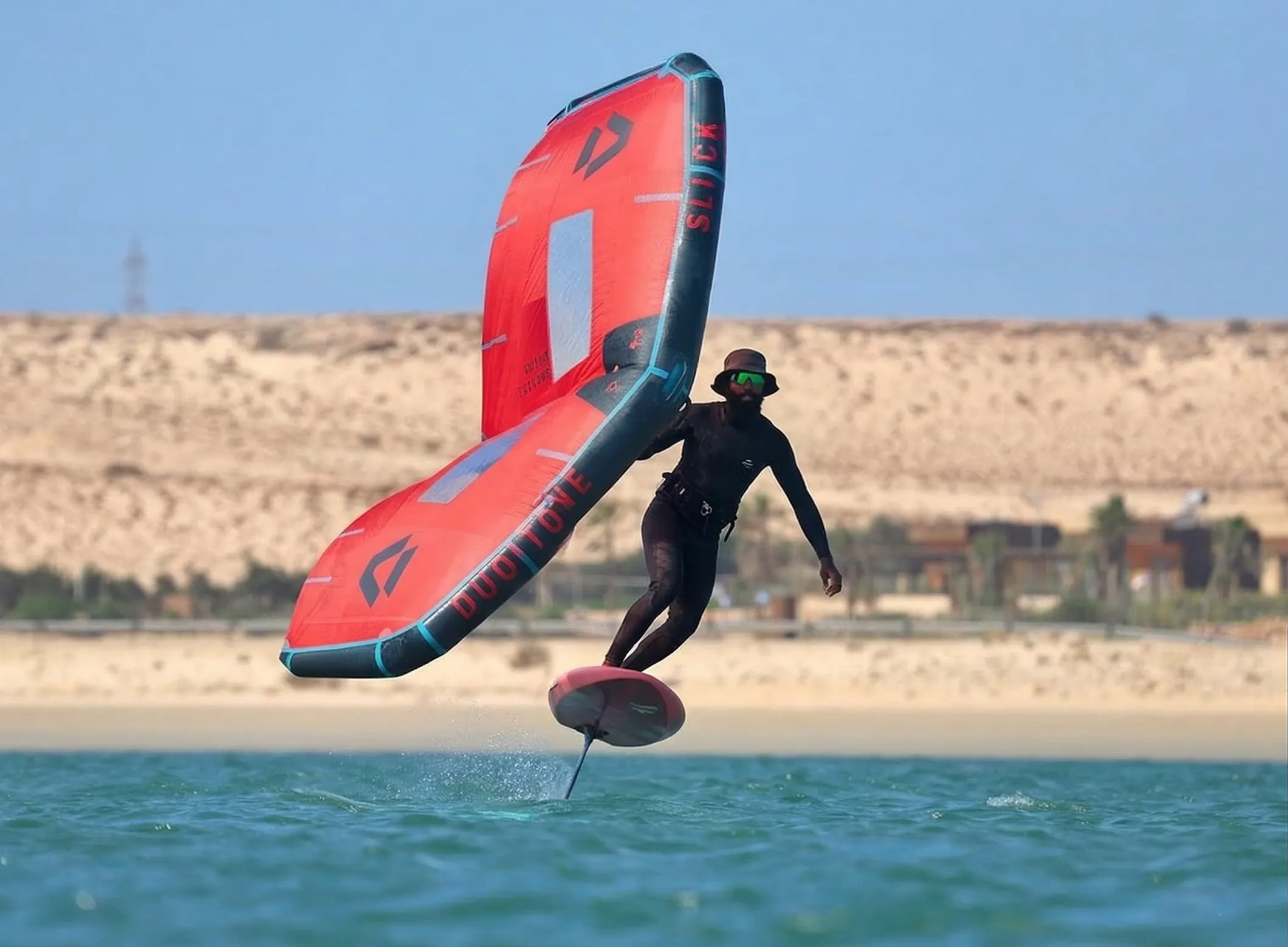 Lessons et Cours de Wingfoil á Dakhla Camp